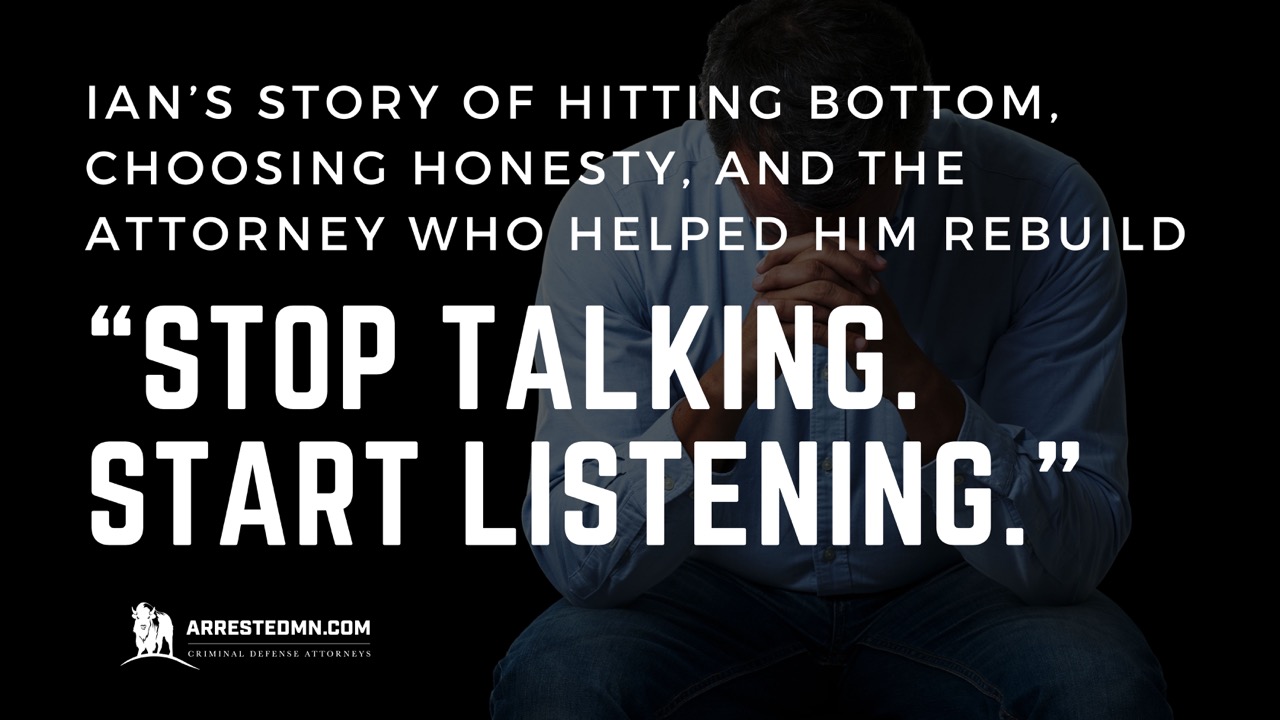 Title graphic for the Pacyga Trial Lawyers client story, “Stop Talking. Start Listening.”